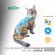 Haina Postoperatorie pentru Pisici DRY LIGHT SUPREME CAT Verde nr. 4 (5–7 kg), Pet Med